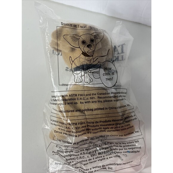 Taco Bell Talking Chihuahua Dog 6"  New NWT Tested Works "How Cool Is This" VTG - Picture 6 of 6